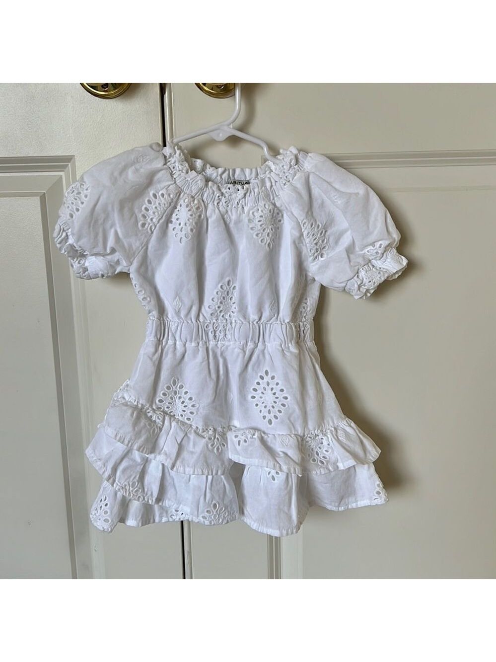 HABITUAL Girls Eyelet Dress